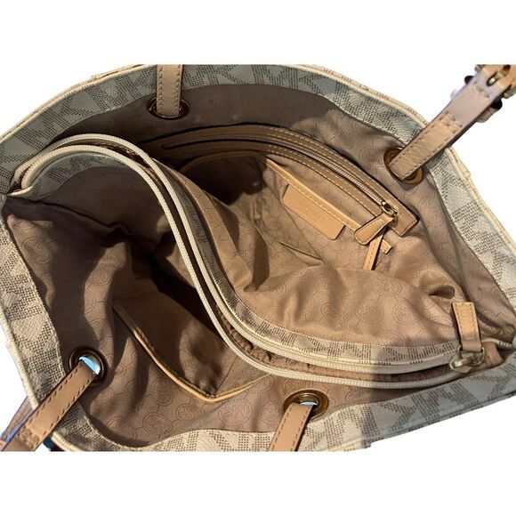 Michael Kors Jet‎ Set White Tote Bag - Picture 10 of 15